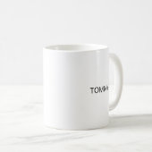 T is voor gepersonaliseerde… koffiemok (Voorkant rechts)