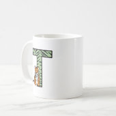 T is voor gepersonaliseerde… koffiemok (Voorkant links)