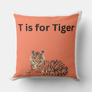 T is voor het Sierkussen van Tiger