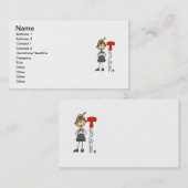 T is voor leraar visitekaartje (Voorkant / Achterkant)