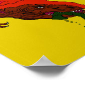 T is voor Poster T-Rex (Hoek)