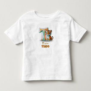 T is voor Theo - Gepersonaliseerd T-shirt voor Peu