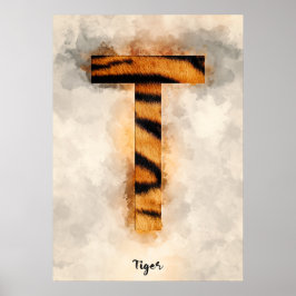 T is voor tijger poster