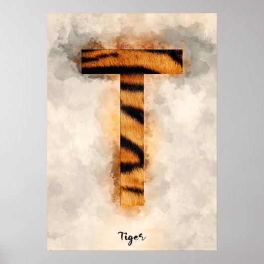 T is voor tijger poster (Voorkant)