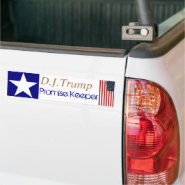 T is voor Trump Belofte Trouwe Bumpersticker