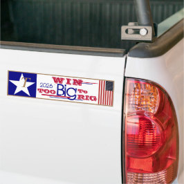T is voor Trump Grote Overwinning  Bumpersticker