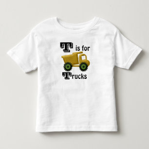T is voor vrachtwagens peuter T-shirt