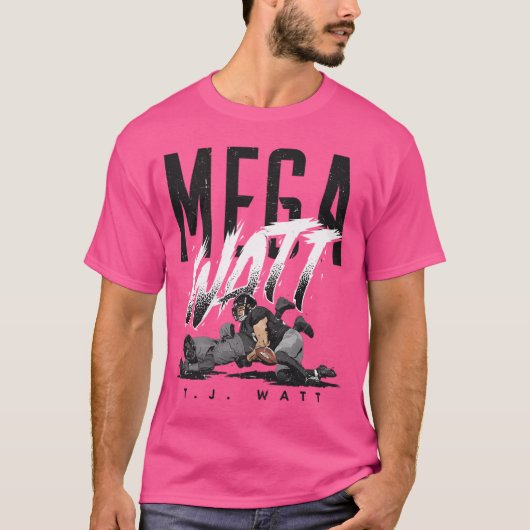 T.J. Watt Mega Watt T-shirt (Voorkant)