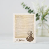 T. Jefferson: Truth & Newspapers - Briefkaart (Staand voorkant)