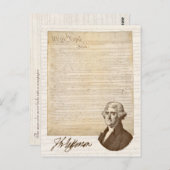 T. Jefferson: Truth & Newspapers - Briefkaart (Voorkant / Achterkant)