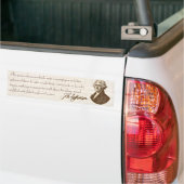 T. Jefferson: Truth & Newspapers - Bumpersticker (Op Truck)