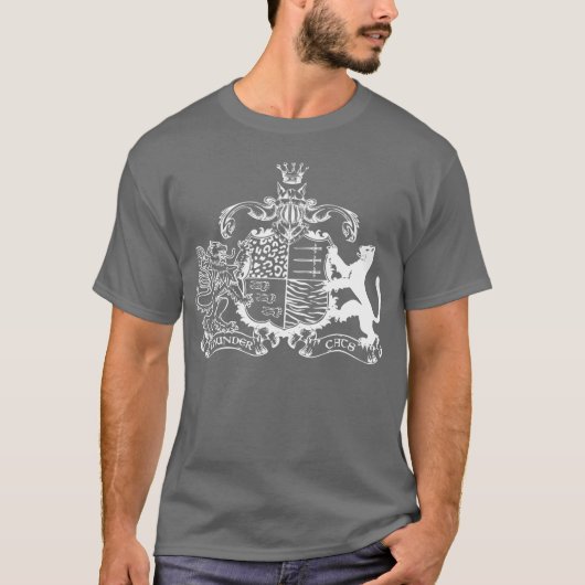 T-kattenjas - wit t-shirt (Voorkant)