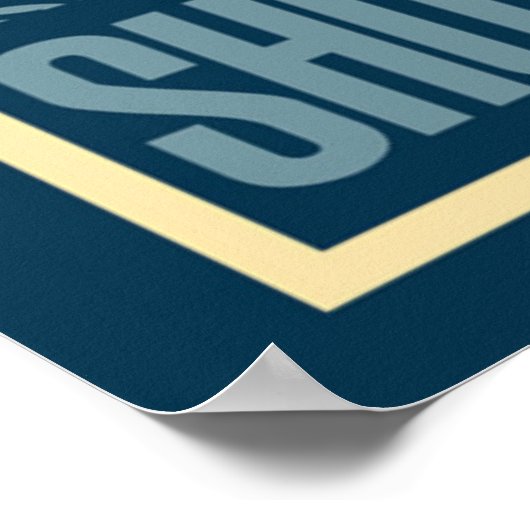 T Kop dicht. Poster (Hoek)