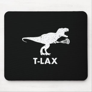 T-lax Dinosaur. Cool Dino Lax Lacrosse Speler  Muismat