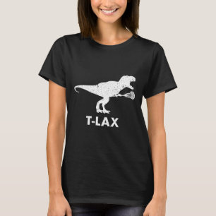 T-lax Dinosaur . Cool Dino Lax Speler Lacrosse T-shirt