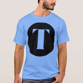 T Letter Initiaal Monogram1 T-shirt