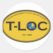 T-Loc Goodnotgood Ronde Sticker (Voorkant)