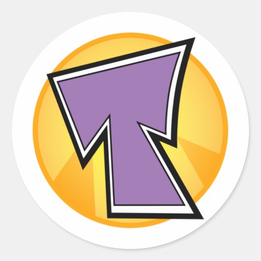 T LOGO STICKER (Voorkant)