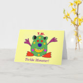 T.M., het Monster van het Kietelend gevoel! Kaart (Gele Bloem)