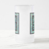 T "Masselle Blue" Aangepaste monogram Mokken (Center)