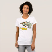 T-Mex T-Rex Mexican Tyrannosaurus Dinosaur T-shirt (Voorkant volledig)