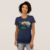 T-Mex T-Rex Mexican Tyrannosaurus Dinosaur T-shirt (Voorkant volledig)