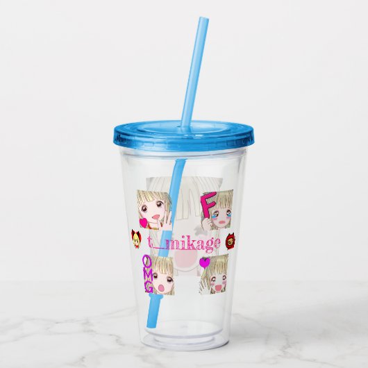 t_mikage acrylic tumbl[W]/ミカゲアクリルタンブラー[W]アクリルタンブラー Acryl Drinkbeker (Achterkant)