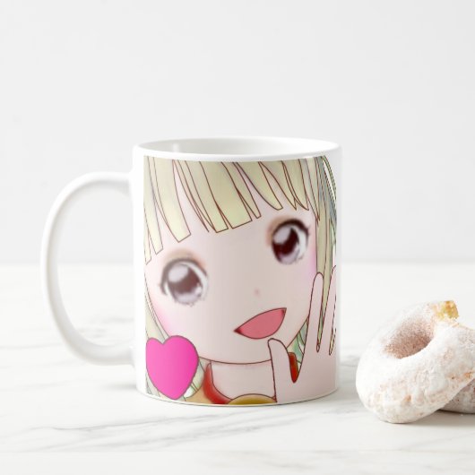 t_mikage mug[G]/ミカゲマグ[G] コーヒーマグカップ Koffiemok (Met donut)