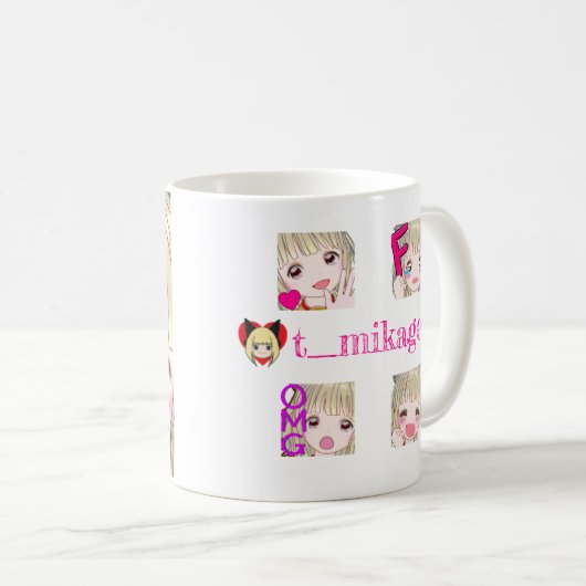 t_mikage mug[Hi]/ミカゲマグ[Hi] コーヒーマグカップ Koffiemok (Voorkant rechts)