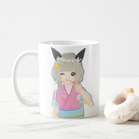 t_mikage mug[VW]/ミカゲマグ[VW] コーヒーマグカップ Koffiemok (Met donut)