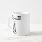 "T"-Mok Koffiemok (Voorkant links)