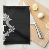 T Monogram Initiaal Theedoek (Quarter Fold)