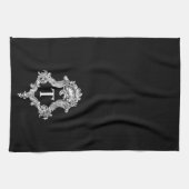 T Monogram Initiaal Theedoek (Horizontaal)