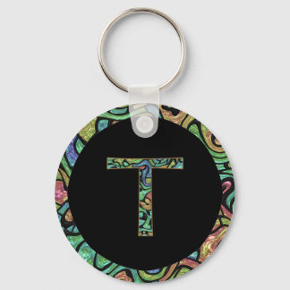 T Monogram Sleutelhanger