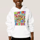T-Number Day Kids Hoodie | Maths School Event UK (Voorkant)