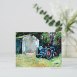 T' Old tractor Postcard Briefkaart