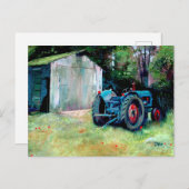 T' Old tractor Postcard Briefkaart (Voorkant / Achterkant)