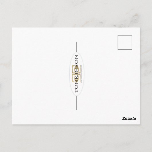 T' Old tractor Postcard Briefkaart (Achterkant)