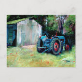 T' Old tractor Postcard Briefkaart (Voorkant)