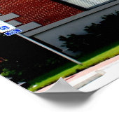 T&P Railroad Station, Baird, Texas Poster (Hoek)