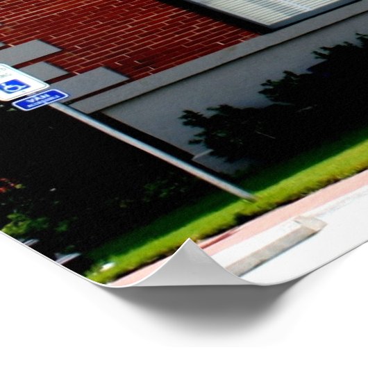 T&P Railroad Station, Baird, Texas Poster (Hoek)