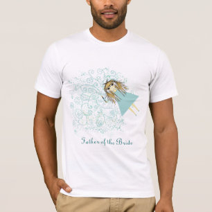 T-psychiaters van de Whimsical Fairy Wedding Party T-shirt