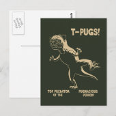 T-PUGS! BRIEFKAART (Voorkant / Achterkant)