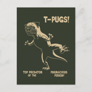 T-PUGS! BRIEFKAART
