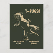 T-PUGS! BRIEFKAART (Voorkant)