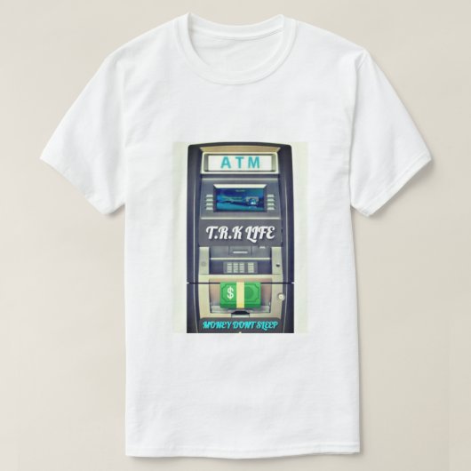 T.R.K ATM MACHINE LOGO TSHIRT (Design voorkant)