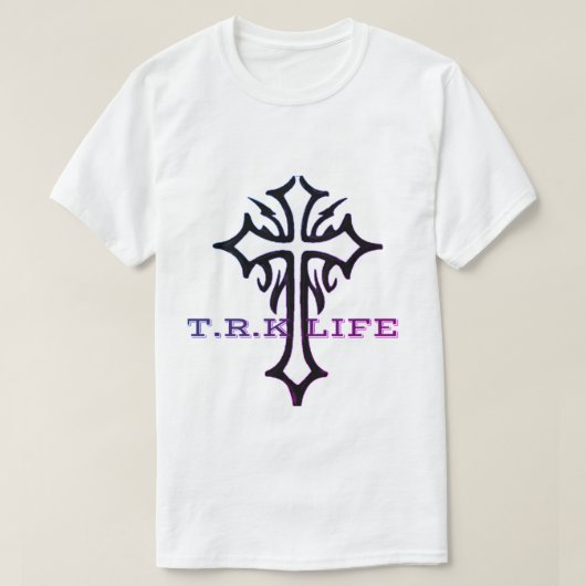 T.R.K CROSS EMBLEEM LOGO TSHIRT (Design voorkant)