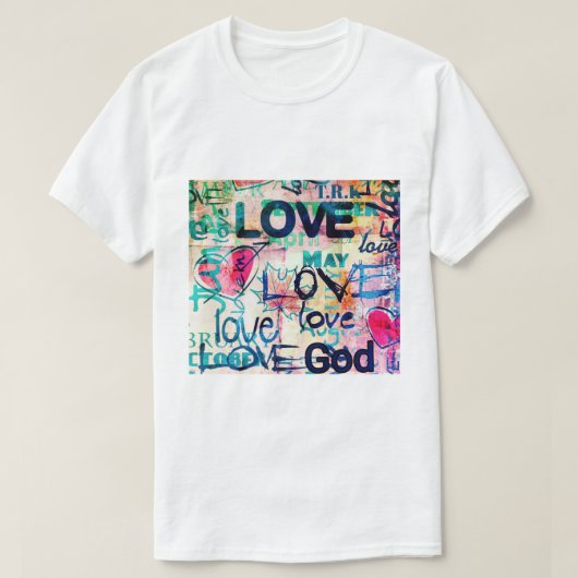 T.R.K LOVE GOD KORTE MOUW EXCLUSIEF TSHIRT (Design voorkant)