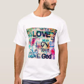 T.R.K LOVE GOD KORTE MOUW EXCLUSIEF TSHIRT (Voorkant)