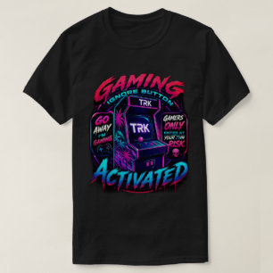 T.R.K RETRO ACTION GAMER GEACTIVEERDE T-SHIRT